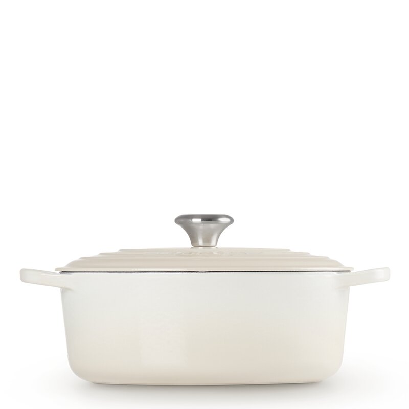 Oval gryte 4,1L meringue