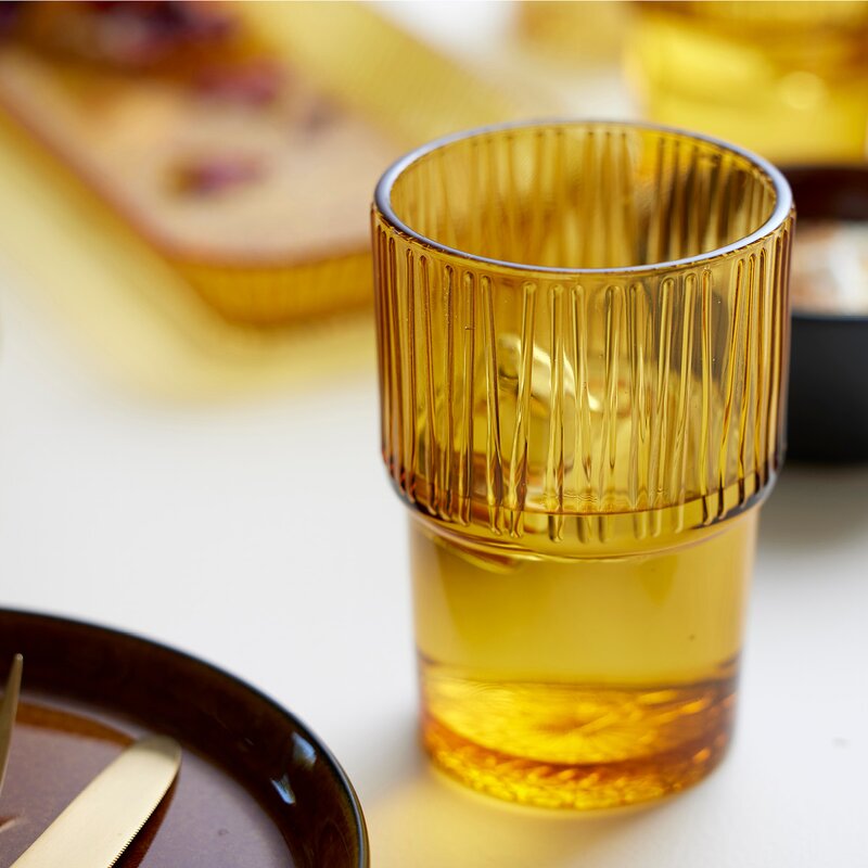 Kusintha kaffeglass 38 cl 4 stk amber