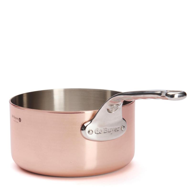 Prima Matera kasserolle 2,5L 18 cm kobber/rustfritt stål