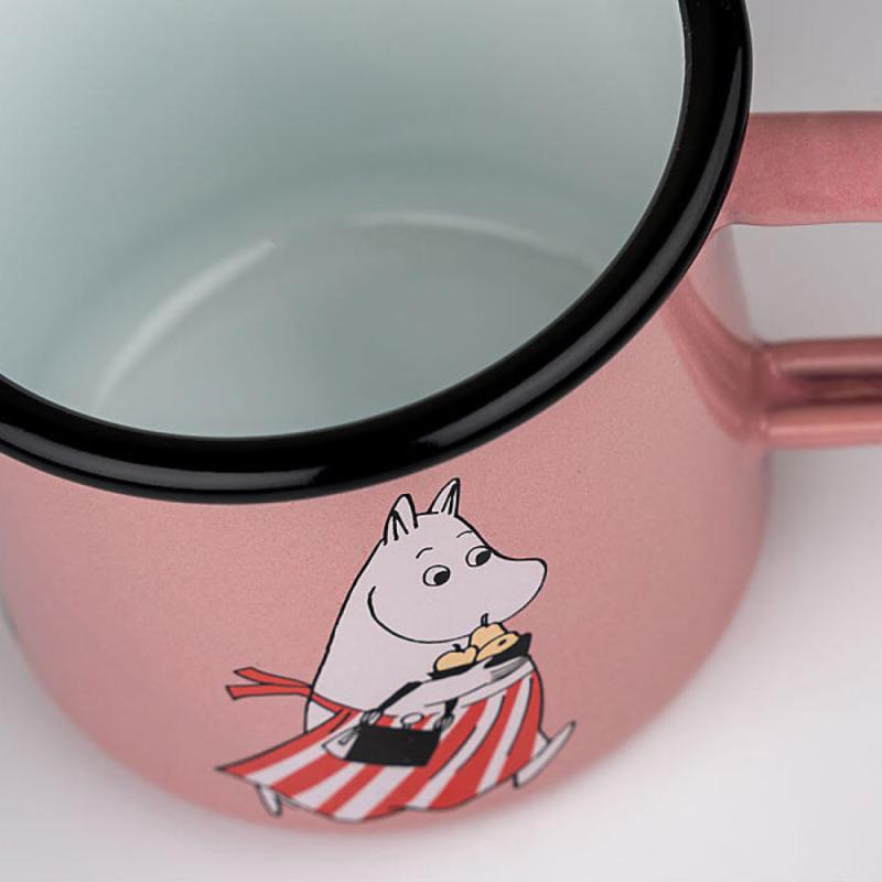 Mummikopp emalje mumimamma retro 37 cl