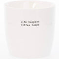 Krus life happens 30 cl hvit