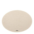 Nuno dekkebrikke 45x33 cm oval beige
