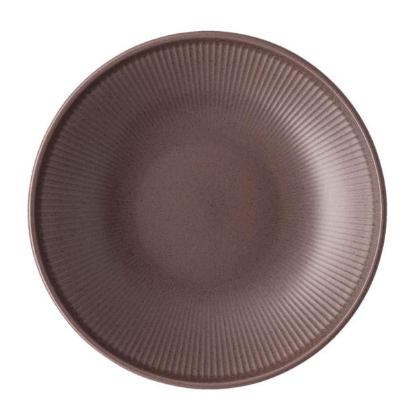 Clay dyp tallerken 23 cm rust