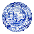 Blue Italian tallerken flat 27 cm blå/hvit