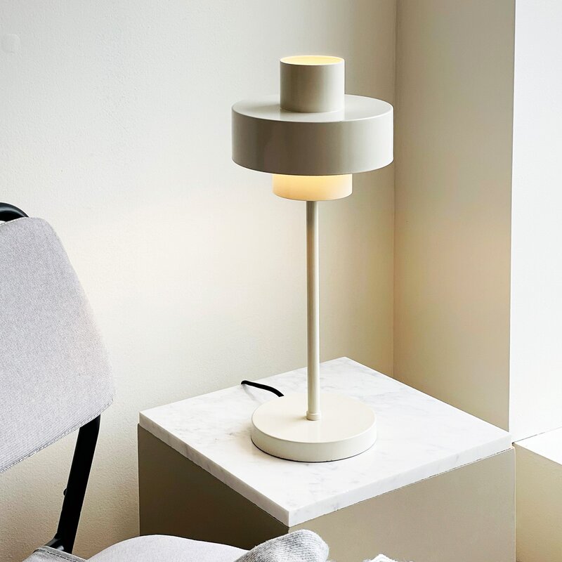 Stoke bordlampe 49,5 cm kit-hvit