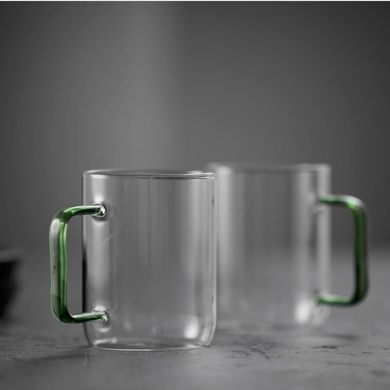 Torino glasskrus 40 cl 2 stk grønn