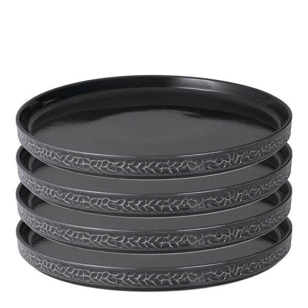 Servisen C tallerken 25 cm 4 stk antrasitt