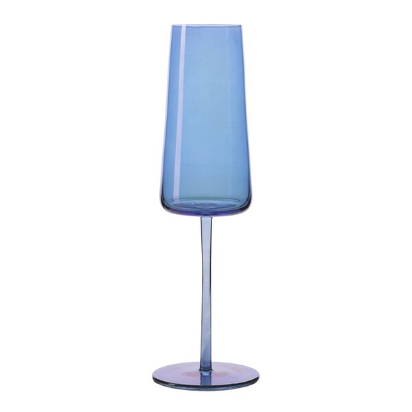 Tokyo Wine champagneglass 30 cl blå lyster