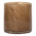 Lyric lyslykt 10x10 cm brown