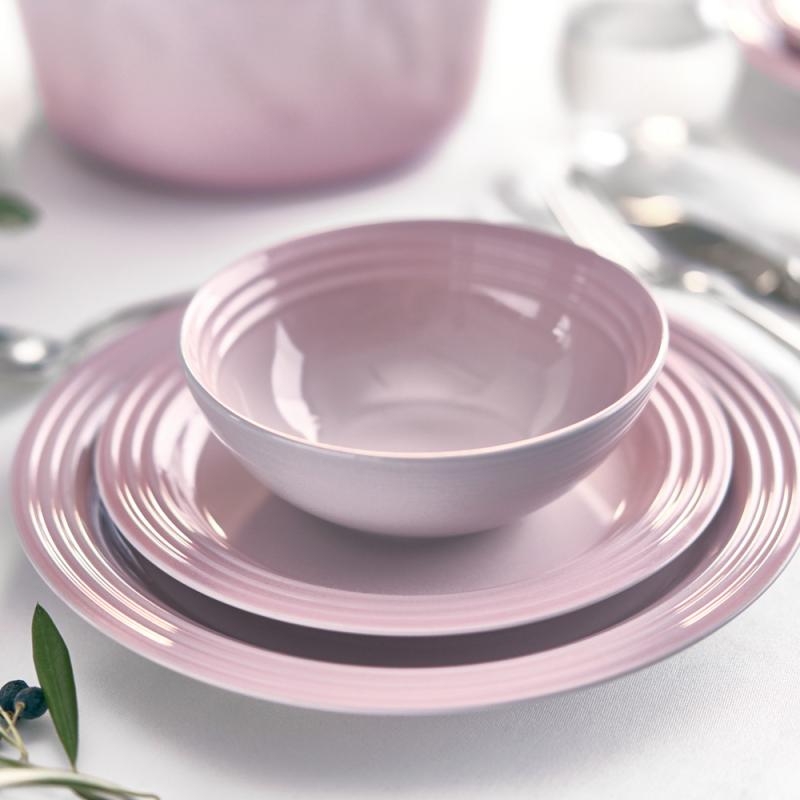 Signature dyp tallerken 16 cm shell pink