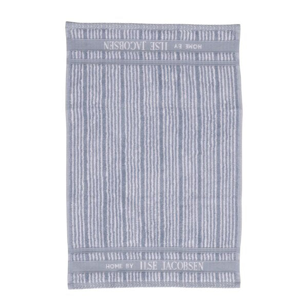 Bath Collection gjestehåndkle 40x60 cm 2 stk powder blue stripes