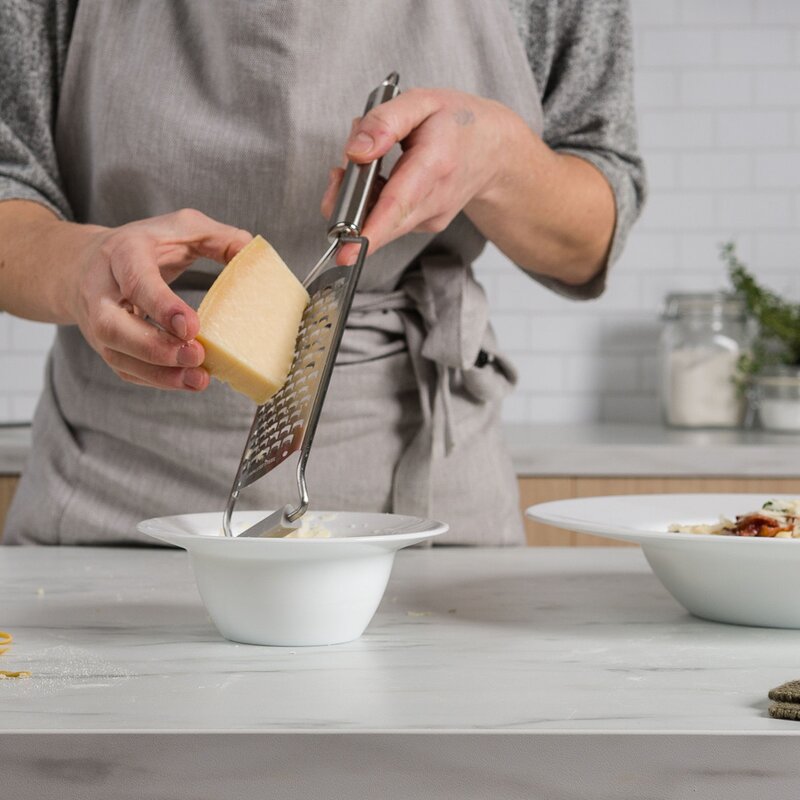 Pasta La Vista parmesanskål 15 cm hvit