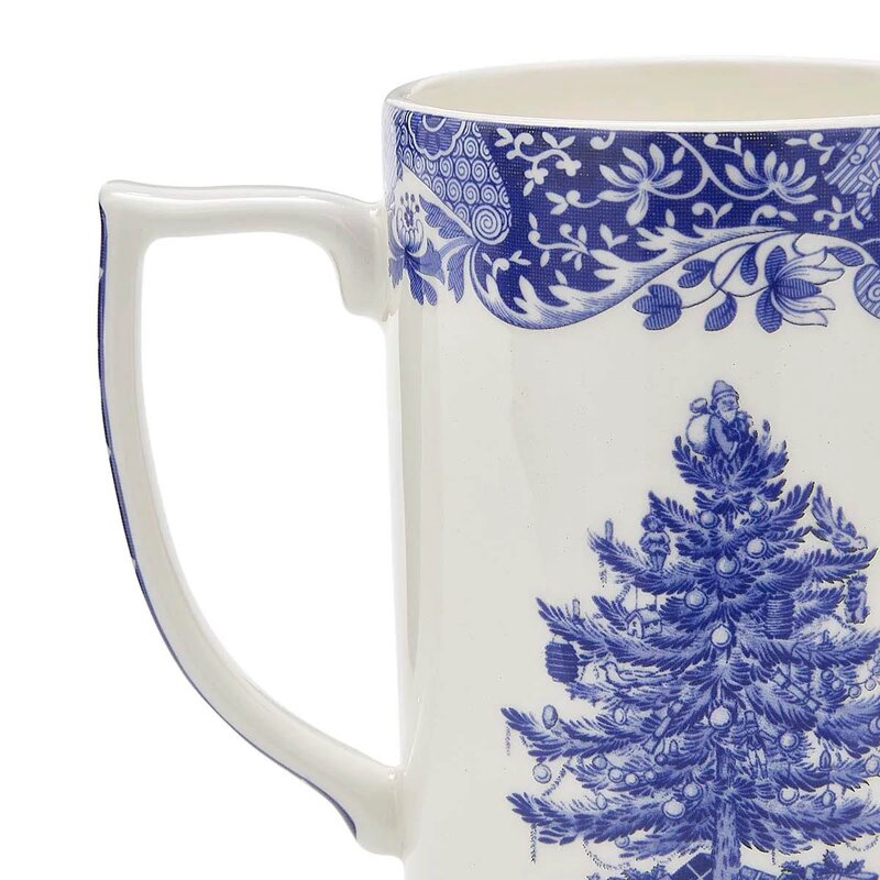 Blue Italian Christmas Tree kopp 34 cl blå/hvit
