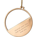 Julepynt m/fotoramme Bestevenn 7x0,5 cm 14K gull