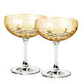Crispy Gatsby champagneskål 30 cl 2 stk citrine