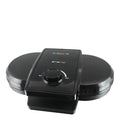 Dobbelt vaffeljern WM-107165 svart