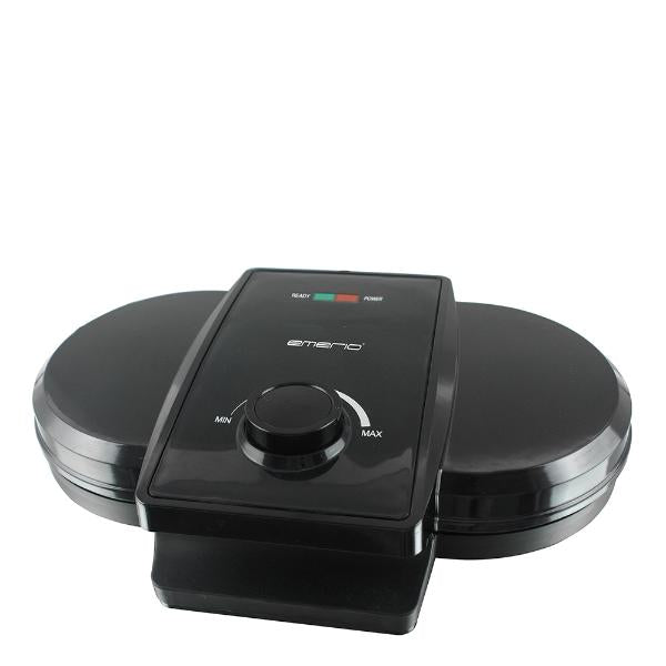 Dobbelt vaffeljern WM-107165 svart