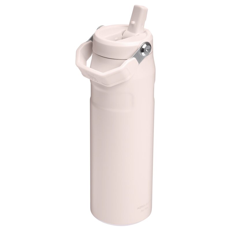 Iceflow flip straw tumbler termoflaske 0,7L rose quartz