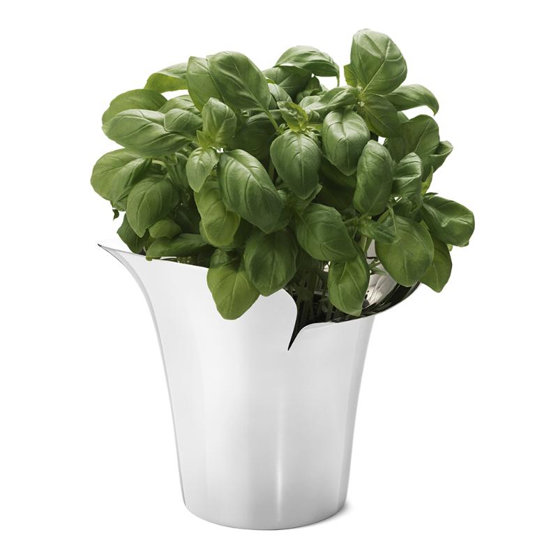 Bloom Botanica blomsterpotte liten 14 cm sølv