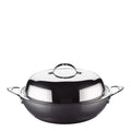 Nanobond wok med lokk 36 cm stål