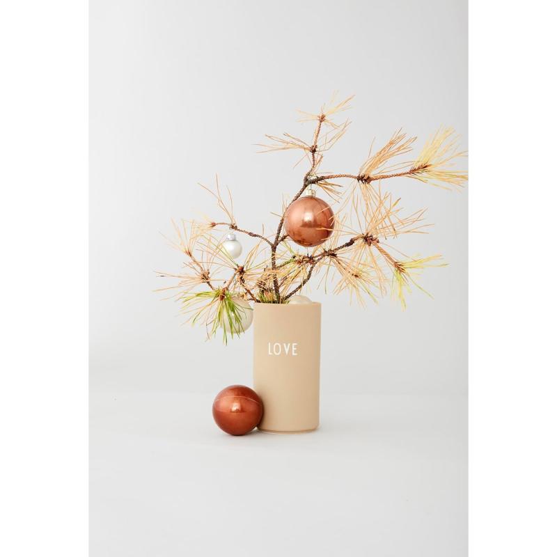 Favourite vase 15 cm love beige