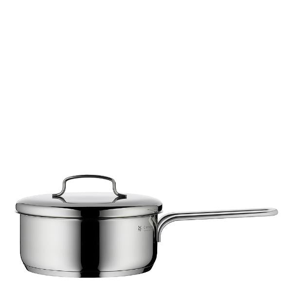 Mini kasserolle med skaft og lokk 16 cm