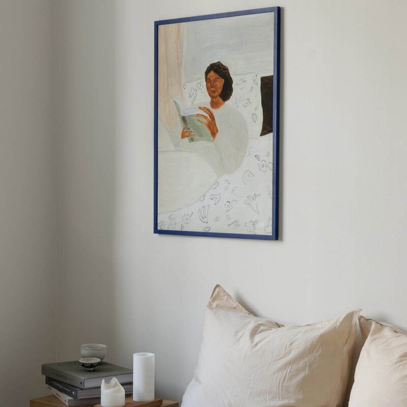The Poster Club x Isabelle Vandeplassche poster 50x70 cm morning read