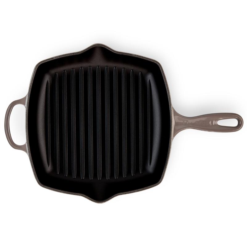 Grillpanne støpejern 26 cm flint