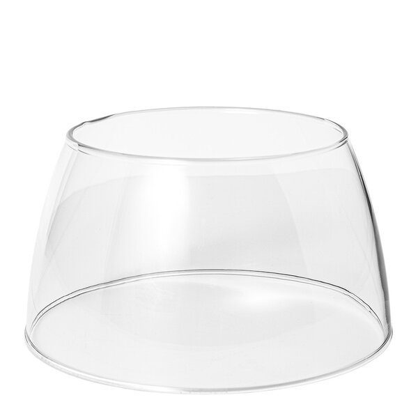 Accessories glass tulip 18 cm klar