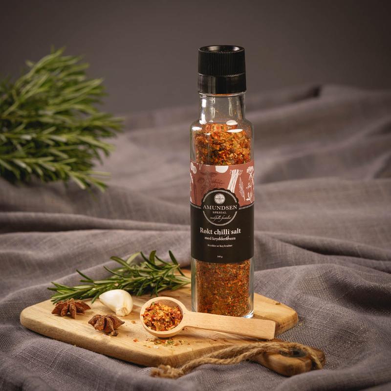 Krydderkvern m/røkt chilli