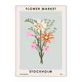 NKTN poster 50x70 cm flower market stockholm