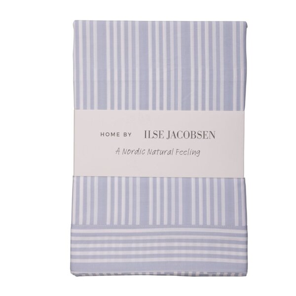 Bedding Collection putetrekk 60x63 cm 2 stk powder blue stripes
