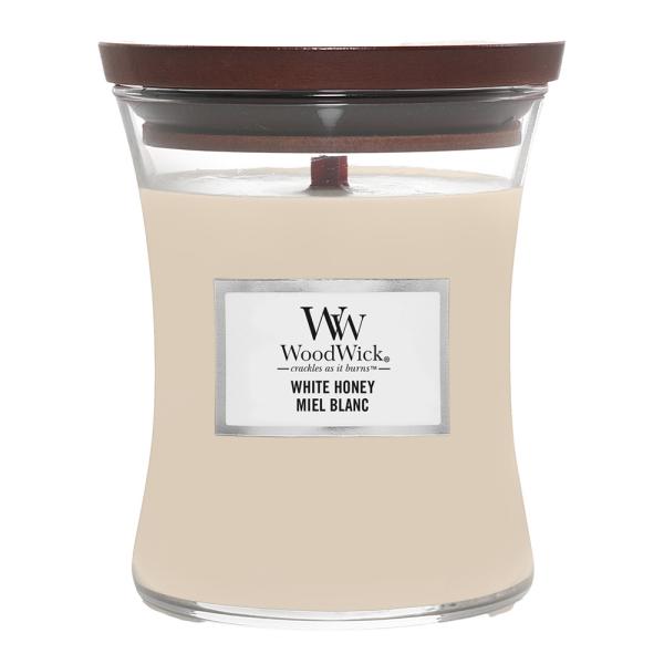 Hourglass duftlys medium white honey