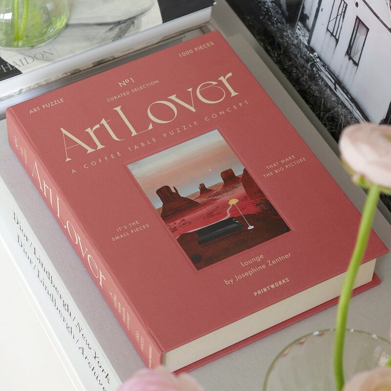 Art Lover Book puslespill lounge 1000