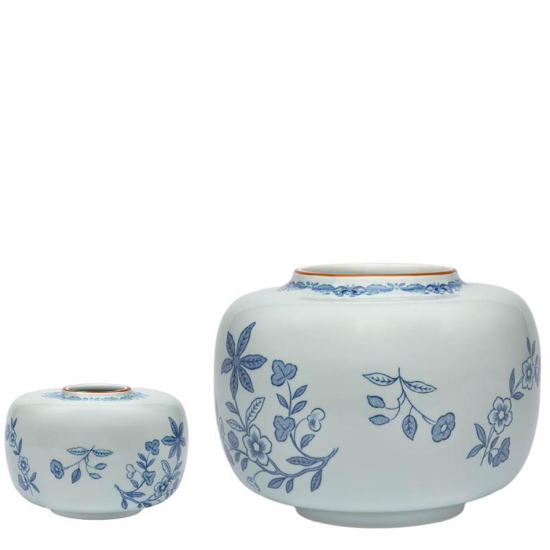 Ostindia vase 22x17 cm blå