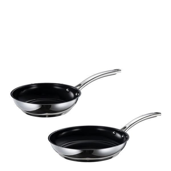Rix stekepanne sett 2 deler 22+28 cm svart