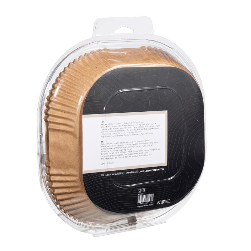 Ultimate airfryer papir firkantet brun