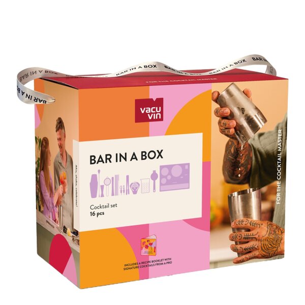 Master bar in a box cocktailset 16 deler