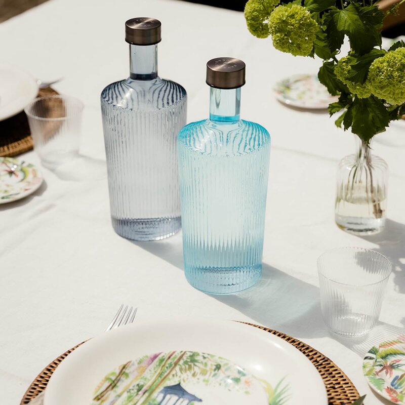 Ribbed Elegance gaveeske Lucky 3 deler turkis