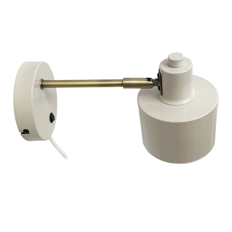 Ocean vegglampe 11,5 cm beige/messing