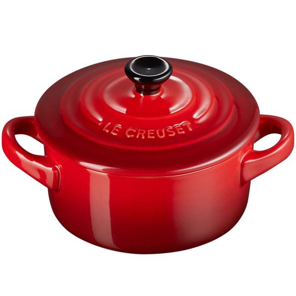 Minigryte ildfast form 0,25L 10 cm cerise