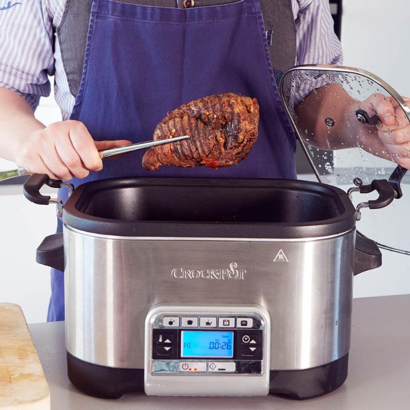 Slowcooker multifunksjonelle m/tidtaker 5,6L