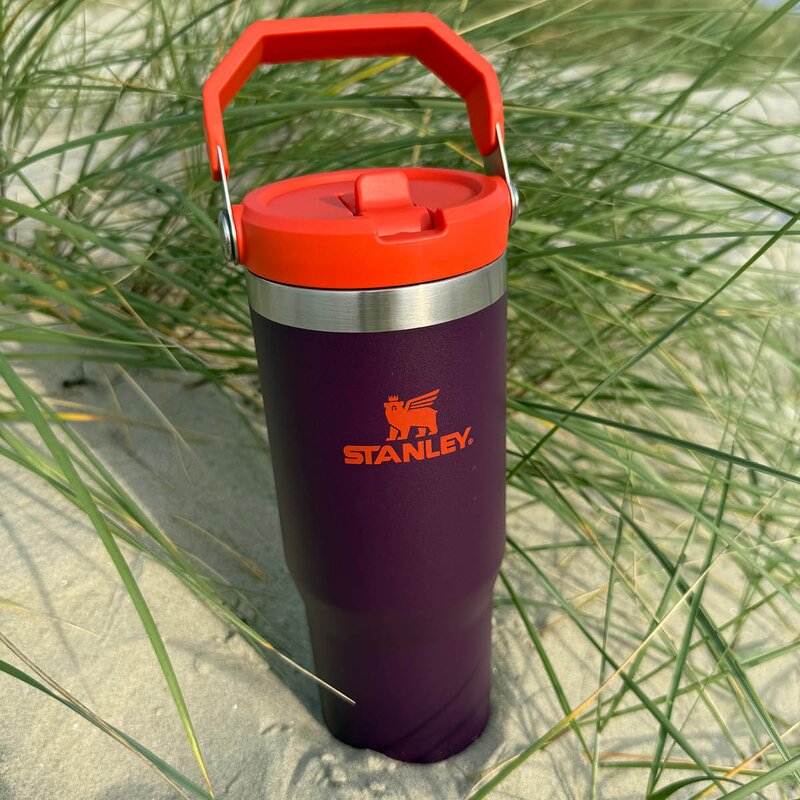 Iceflow flip straw tumbler termoflaske 0,89L plum