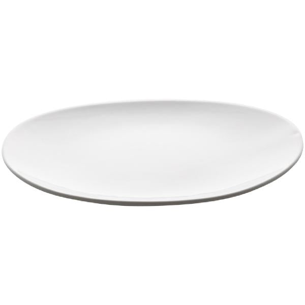 Shell middagstallerken 27,5x28,5 cm hvit