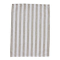 Olivia kjøkkenhåndkle 70x50 cm brede striper hvit/sand