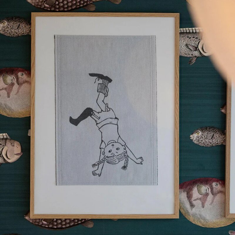 Pippi kjøkkenhåndkle 35x50 cm hoppsan
