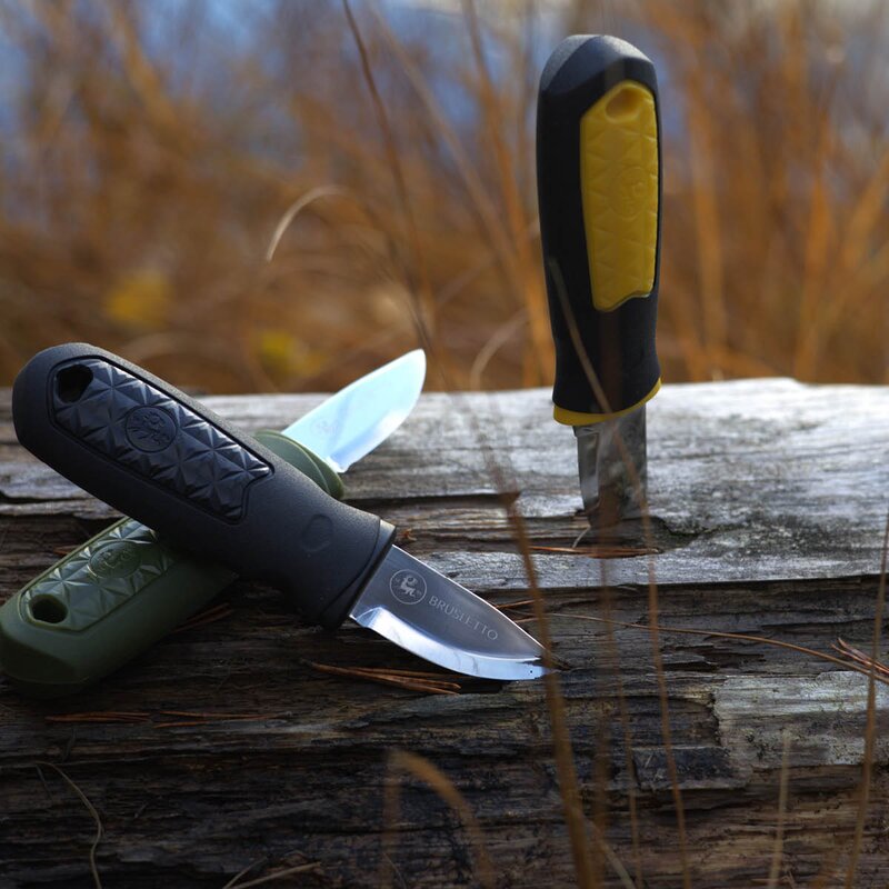 Kongla allroundkniv 15,5 cm gul/svart