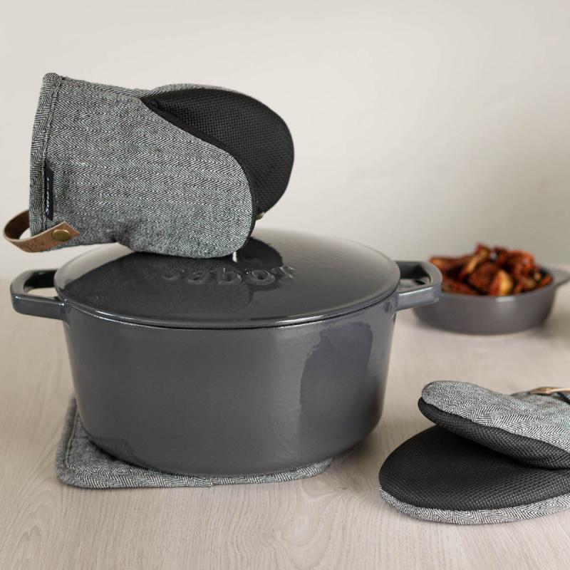 Home grytevott 2 stk grå