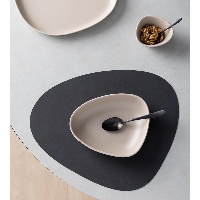 Curve Stoneware dyp tallerken 22x19 cm sand
