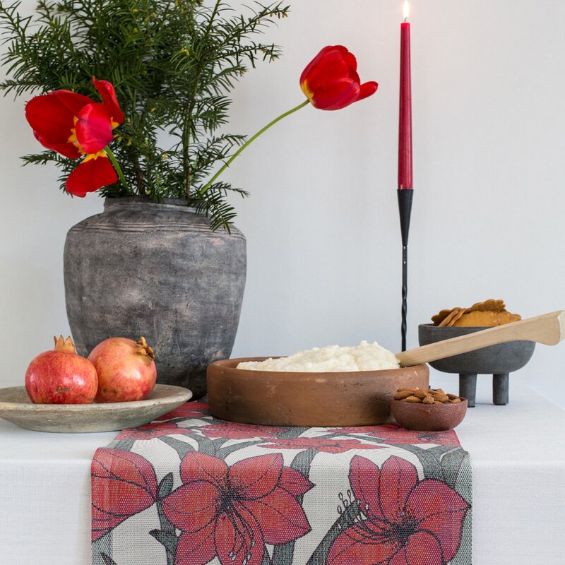 Amaryllis løper 35x120 rød